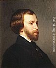 Charles Zacharie Landelle Canvas Paintings - Alfred de Musset (1810-1857)